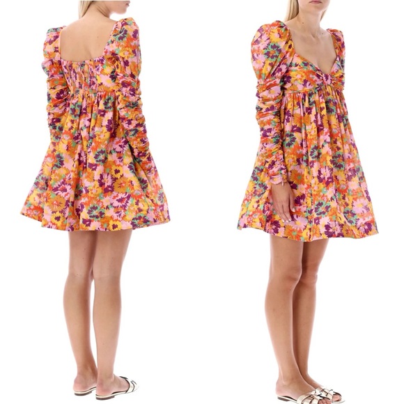 SOLD 💔Zimmermann Violet Front-Twist Detailed Mini - Picture 3 of 6